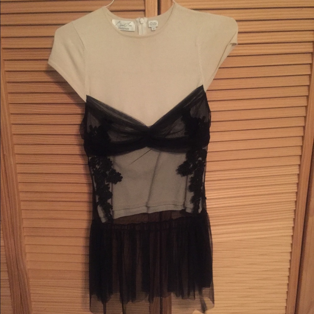 Boutique Brand blouse with lace detail